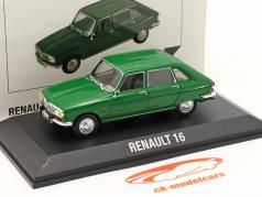 Renault 16 (R16) 建设年份 1965-1970 绿色 1:43 Norev
