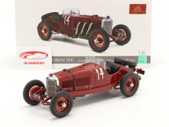 Mercedes-Benz SSK #14 ganador Argentino Otoño Raza 1931 C. Zatuszek 1:18 CMC