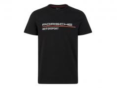 de los hombres Camiseta de manga corta Porsche Motorsport 2021 logo negro