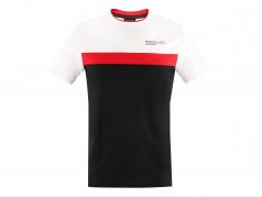 masculino camisa Porsche Motorsport 2021 logotipo Branco / vermelho / Preto