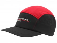 Porsche モータースポーツ キャップ 黒 / 赤
