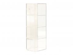 High quality mirrored Showcase with 4 compartments for helmets in scale 1:2 SAFE