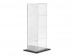 High quality mirrored Stand showcase with 4 compartments for helmets scale 1:2 SAFE