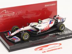 Mick Schumacher Haas VF-21 #47 Bahrain GP formula 1 2021 1:43 Minichamps