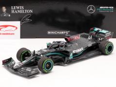 L. Hamilton Mercedes-AMG F1 W11 #44 vencedora turco GP Fórmula 1 Campeão mundial 2020 1:18 Minichamps