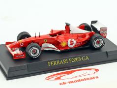 Michael Schumacher Ferrari F2003-GA #1 Weltmeister Formel 1 2003 1:43 Altaya