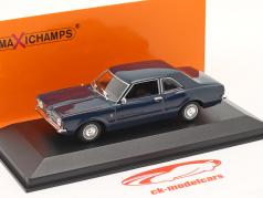 Ford Taunus 建设年份 1970 深蓝 1:43 Minichamps