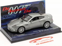 Aston Martin V12 Vanquish James Bond Movie Car 2005 plata 1:43 Minichamps