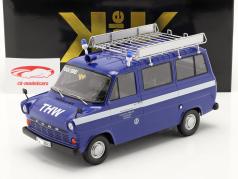 Ford Transit MK1 bestelwagen THW Keulen 1965-1970 blauw / wit 1:18 KK-Scale
