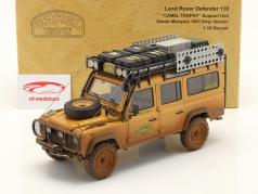 Land Rover Defender 110 Rally Camel Trophy 1993 Dirty version 1:18 Almost Real