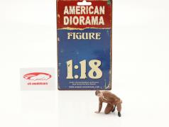 Corsa Day serie 1 figura #4 meccanico anni 60 1:18 American Diorama