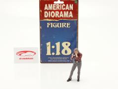 Race Day serie 1 figura #2 fotógrafo Años 60 1:18 American Diorama