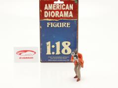 Race Day serie 1 figur #3 fotograf 60&#39;erne 1:18 American Diorama