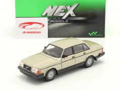 Volvo 240 GL ouro metálico 1:24 Welly