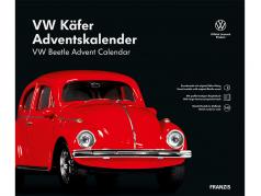 VW 甲虫 アドベントカレンダー： Volkswagen VW 甲虫 1970 赤 1:43 Franzis