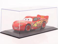 Lightning McQueen #95 Disney Film Cars rosso insieme a vetrina 1:18 Schuco