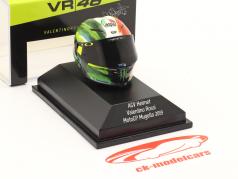 Valentino Rossi MotoGP Mugello 2019 AGV helmet 1:8 Minichamps