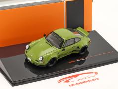 Porsche 911 (964) RWB Rauh-Welt Backdate RHD оливково-зеленый 1:43 Ixo