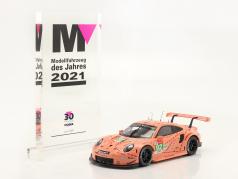 Porsche 911 (991) RSR #92 类 优胜者 LMGTE 24h LeMans 2018 Pink Pig 1:18 Ixo