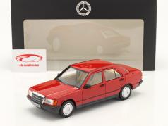 Mercedes-Benz 190E (W201) Byggeår 1982-1988 signal rødt 1:18 Norev
