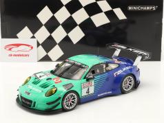 Porsche 911 GT3 R #4 vencedora VLN 6 Nürburgring 2018 1:18 Minichamps