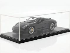 Porsche 911 (991 II) Speedster anno di costruzione 2019 con vetrina nero 1:18 Spark