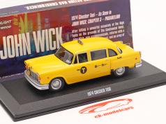 Checker Taxi New York City 1974 Film John Wick III (2019) gelb 1:43 Greenlight 