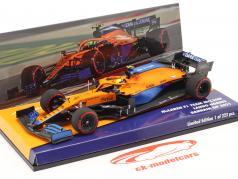 Lando Norris McLaren MCL35M #4 4º Bahrain GP Fórmula 1 2021 1:43 Minichamps