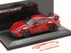 Porsche 911 (992) GT3 Byggeår 2020 karmin Rød 1:43 Minichamps