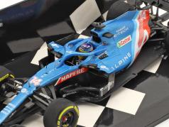 Fernando Alonso Alpine A521 #14 Bahrein GP Fórmula 1 2021 1:43 Minichamps