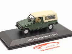 Mava Renault Farma Anno di costruzione 1983 verde scuro / beige 1:43 Hachette