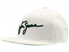 Ayrton Senna cap Signature Flat Brim white
