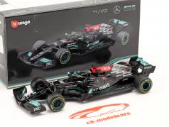 Valtteri Bottas Mercedes-AMG F1 W12 #77 fórmula 1 2021 1:43 Bburago