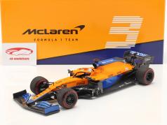 Daniel Ricciardo McLaren MCL35M #3 7 Bahrain GP formel 1 2021 1:18 Minichamps