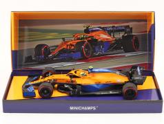 Lando Norris McLaren MCL35M #4 4th Bahrain GP Formel 1 2021 1:18 Minichamps