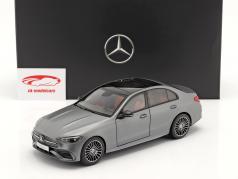 Mercedes-Benz clase C (W206) Año de construcción 2021 gris selenita 1:18 NZG