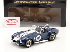 Shelby Cobra 427 S / C #98 blauw met witte strepen 1:18 ShelbyCollectibles