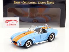 Shelby Cobra 427 S/C Bj。 1966 蓝色 和 橘子 加强筋 1:18 ShelbyCollectibles