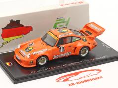Porsche 911 Carrera RSR #16 1000km Nürburgring 1977 Schimpf, Fischhaber 1:43 Spark