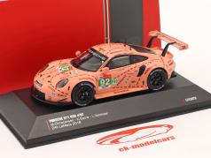Porsche 911 RSR #92 gagnant LMGTE-Pro classer Pink Pig 24h Le Mans 2018 1:43 ixo