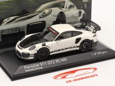 保时捷 911 (991 II) GT2 RS MR Manthey Racing 白色的 / 黑色的 1:43 Minichamps