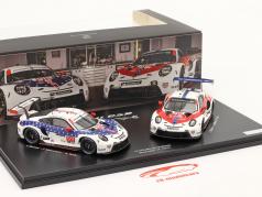 2-Car ensemble Porsche 911 RSR #911 & #912 12h Sebring 2020 1:43 Spark
