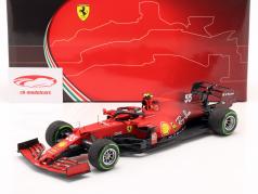 Carlos Sainz jr. Ferrari SF21 #55 Émilie-Romagne GP F1 2021 1:18 BBR