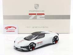 Porsche Vision Gran Turismo Com Mostruário órix branco / Preto 1:18 Spark