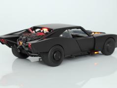 Batmobile Con Batman figura Film The Batman 2022 Nero 1:18 Jada Toys