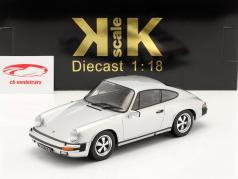 Porsche 911 Carrera 3.0 Coupe Anno di costruzione 1977 d&#39;argento 1:18 KK-Scale