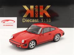 Porsche 911 Carrera 3.0 Coupe Año de construcción 1977 rojo 1:18 KK-Scale