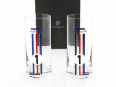 long drink glasses 2 pieces Porsche Racing Design