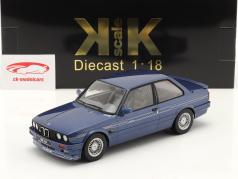 BMW Alpina B6 3.5 (E30) bouwjaar 1988 blauw metalen 1:18 KK-Scale
