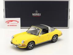 Porsche 911 E Targa 建设年份 1969 黄色的 1:18 Norev